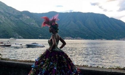 Dolce e Gabbana a Como: Naomi Campbell regina del lago FOTO