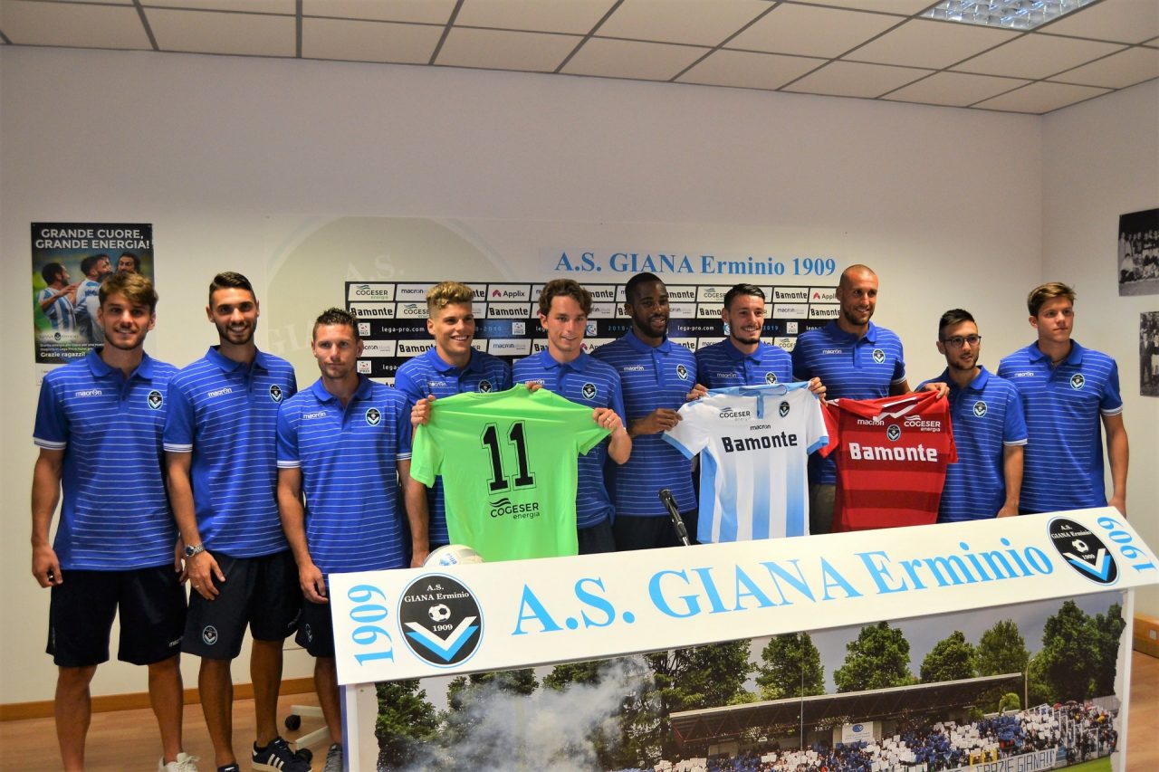Calcio Serie C Presentata la nuova Giana: profilo basso e piedi per terra