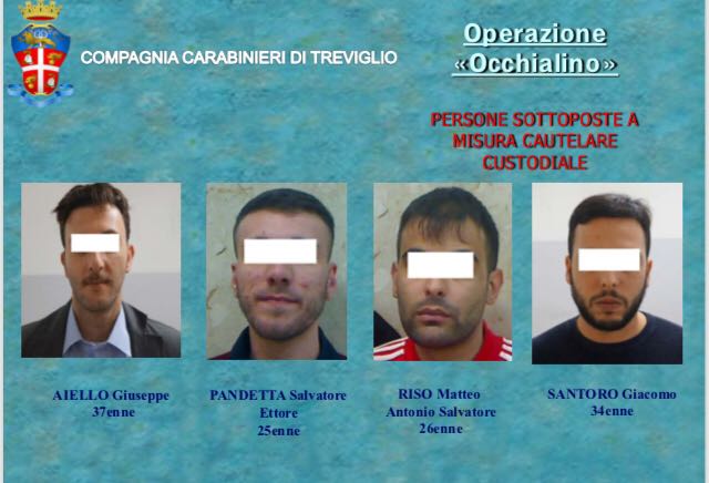 Indagine Occhialino quattro indagati per rapine nelle banche
