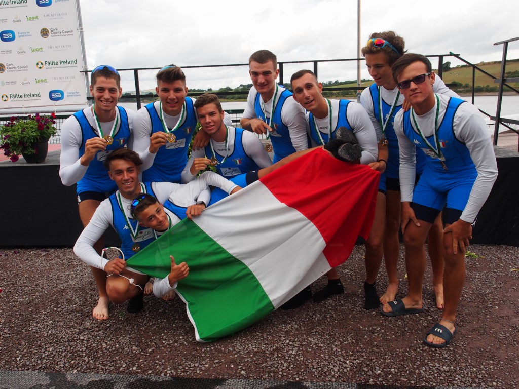 Canottaggio il trezzese Mantegazza bronzo azzurro in Irlanda