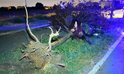 Gravissimo incidente in scooter, 45enne trasportato d'urgenza al San Gerardo
