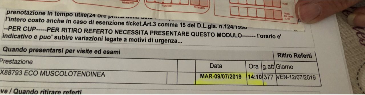 Sanità pubblica lumaca: un anno per una visita