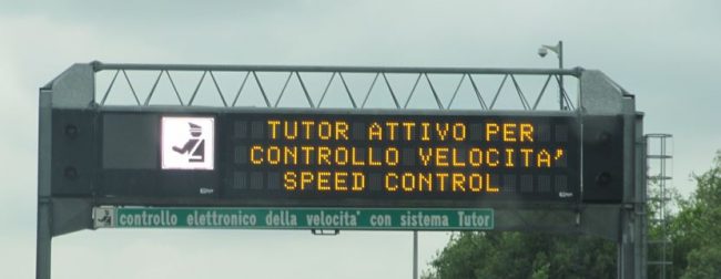 Il tutor in autostrada è tornato a funzionare e ora è più intelligente