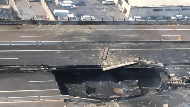Esplode camion a Bologna, si apre voragine sulla A14