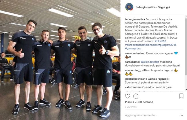 Europei ginnastica artistica 2018: la squadra maschile vola in finale