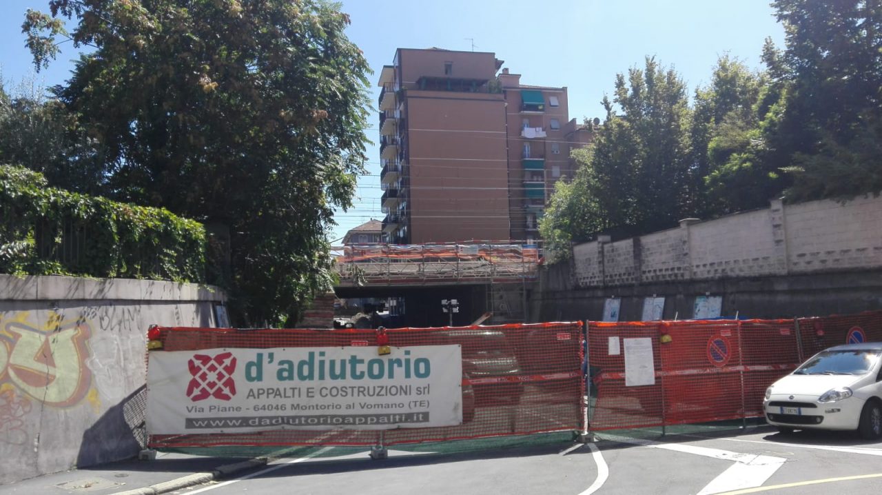 Lavori di consolidamento, il sottopasso Campari riapre lunedì
