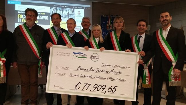 Terremoto Marche inaugurata la scuola donata dall’Adda-Martesana