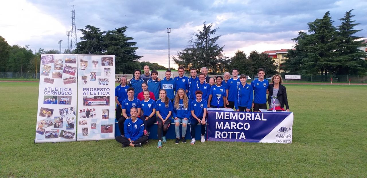Memorial Rotta grande atletica a Cernusco. Brillano Verderio e Lopez