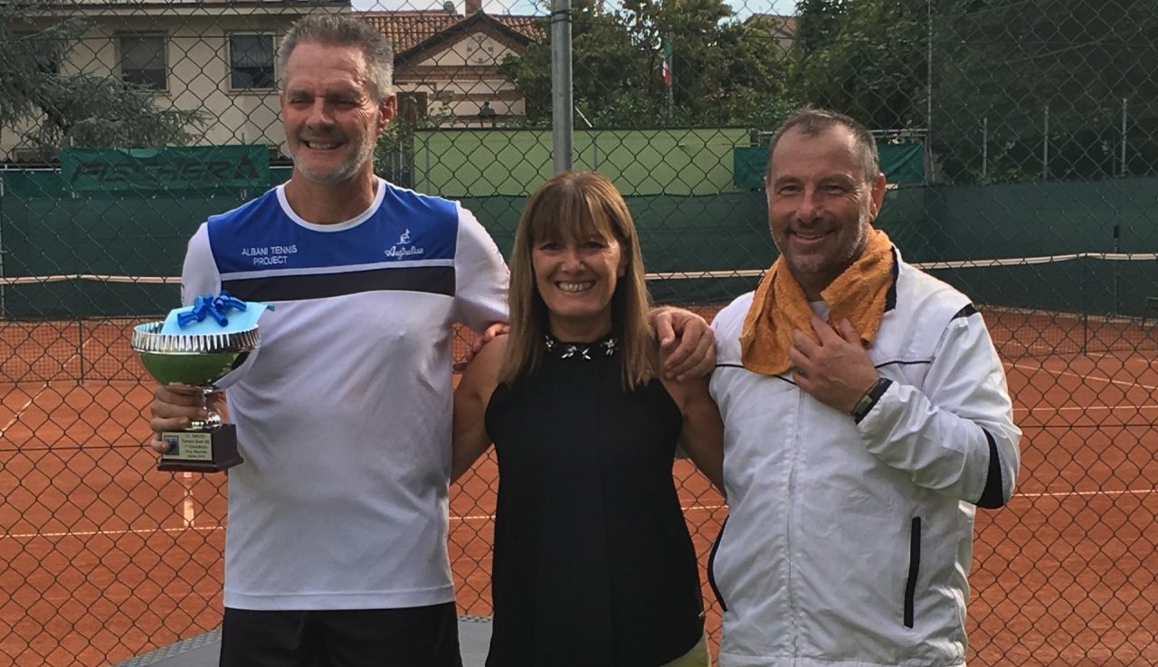 Tennis sulla terra rossa di Trezzo si sono sfidati i migliori Over 50