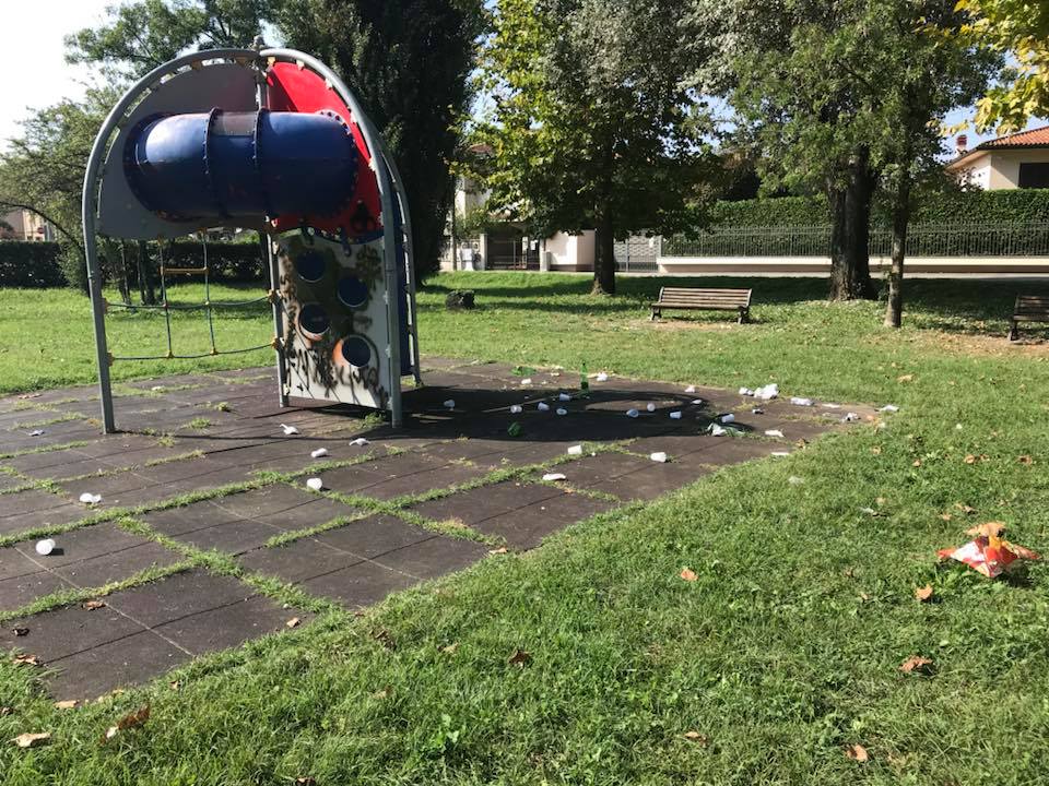 Ancora vandalismi al Parco Cà Magna