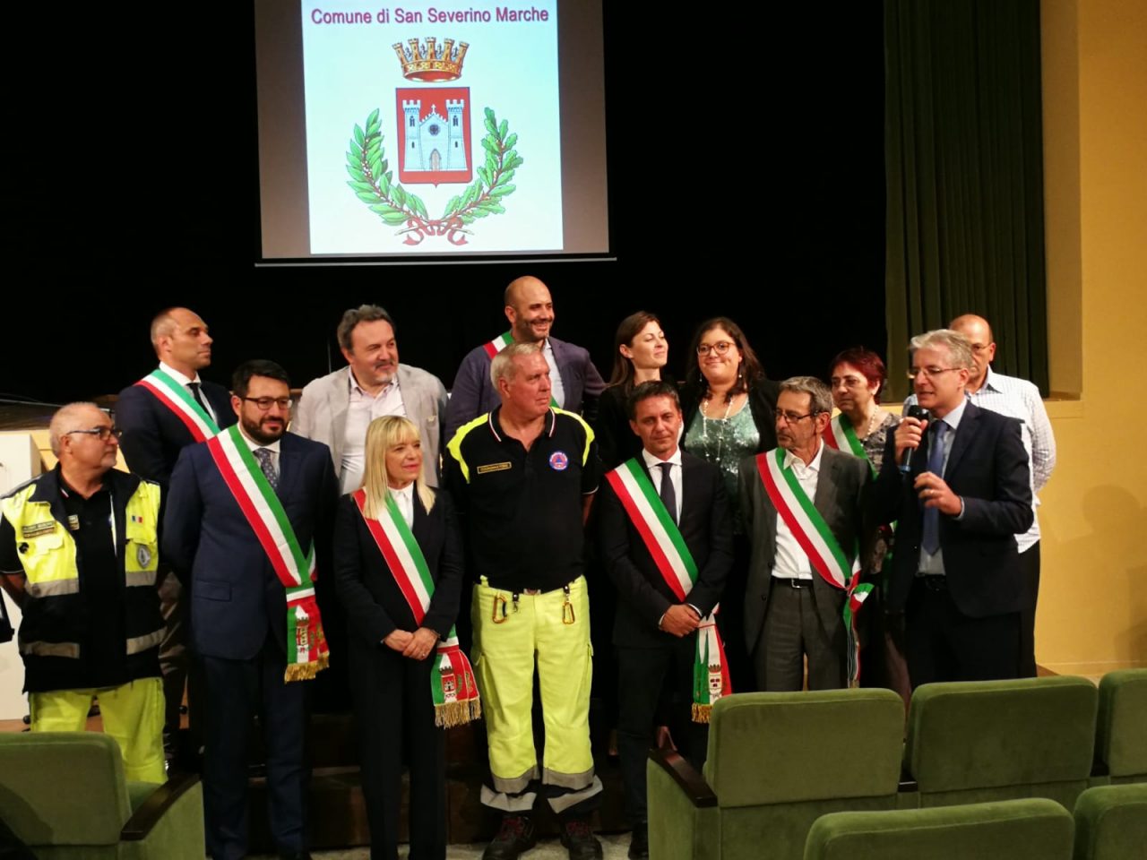 Dopo il terremoto la rinascita: Martesana in trasferta per inaugurare una scuola