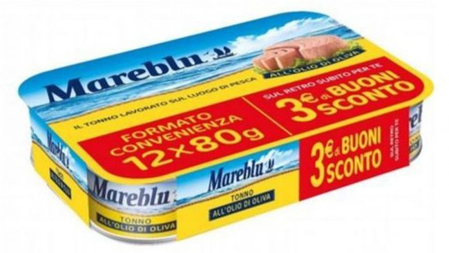 Il Gigante ritira dai supermercati scatolette di tonno Mareblu