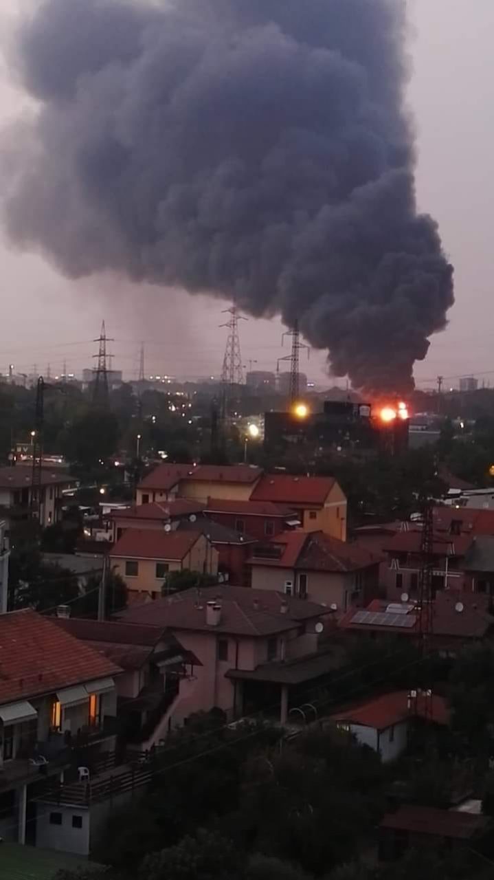 Incendio  Cologno, Arpa esclude pericoli
