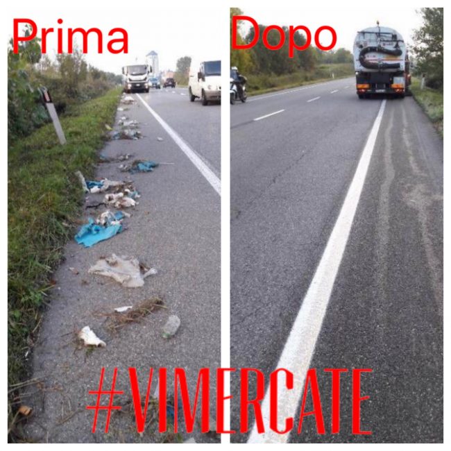 Rifiuti abbandonati sulle Provinciali, Cem interviene