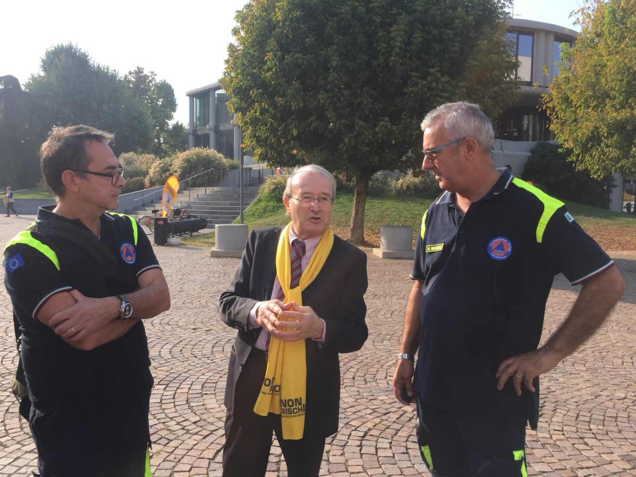 Protezione civile sale in cattedra a Segrate con Mario Giuliacci VIDEO