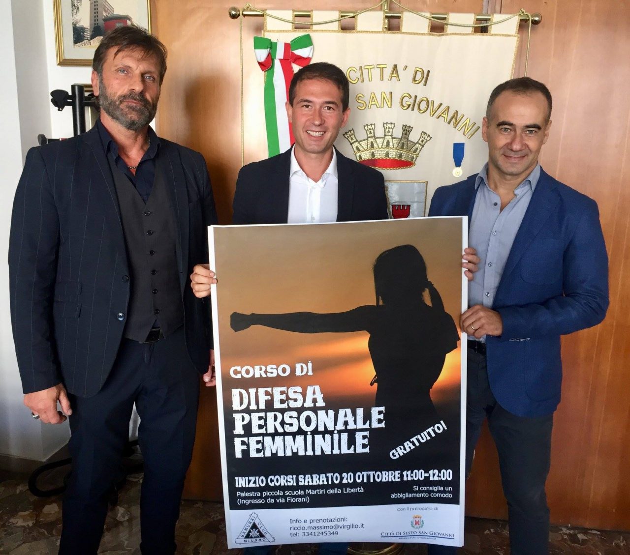 Corso di autodifesa per donne con il commissario di Polizia