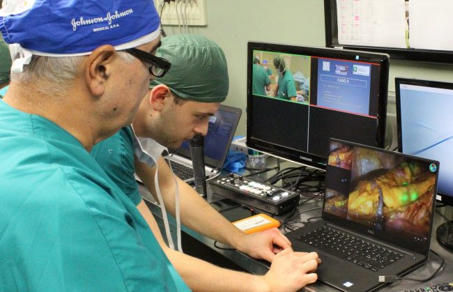All’ospedale di Treviglio sono in corso due operazioni chirurgiche in diretta mondiale