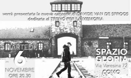 “In treno per Auschwitz 2018” a Como con Van De Sfroos