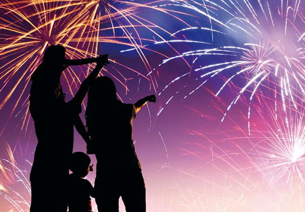 Fuochi d’artificio autorizzati… a tempo