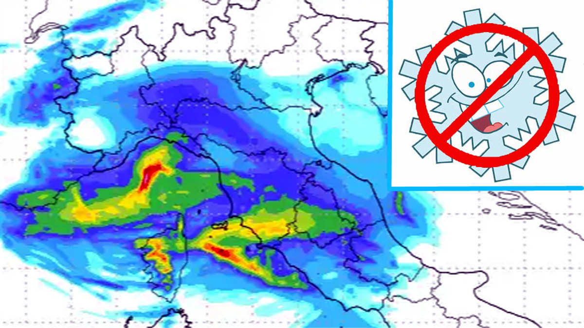 Ma la neve? Le correnti in quota l’hanno spostata in Emilia… | Meteo previsioni