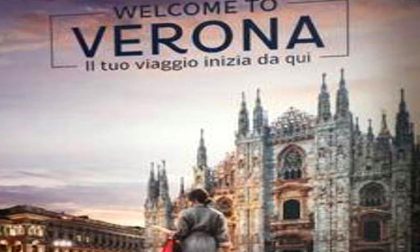 “Welcome to Verona”… ma sul manifesto c’è il Duomo di Milano