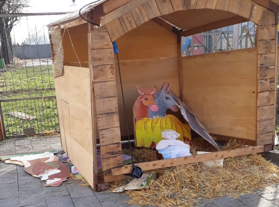 Un altro presepe vandalizzato a Vimodrone