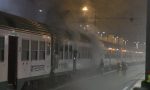 Treno in stazione a Greco-Pirelli: l'incendio è doloso VIDEO