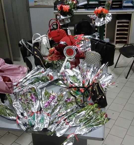 Blitz di San Valentino: sequestri e multe per 12mila euro agli abusivi