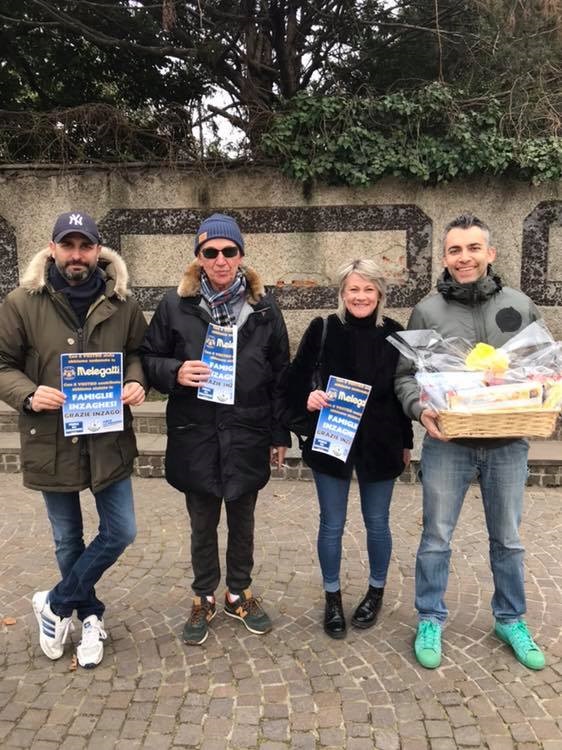 Famiglie bisognose aiutate dai militanti della Lega