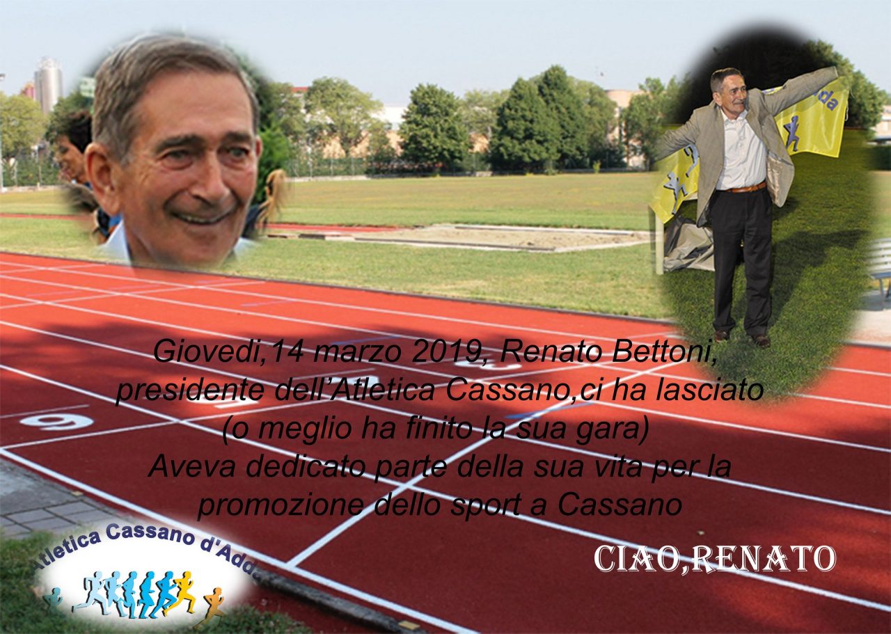 Il mondo dello sport dell’Adda piange Renato Bettoni