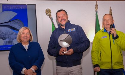 Al vicepremier Matteo Salvini il Premio Walter Fontana 2019 FOTO