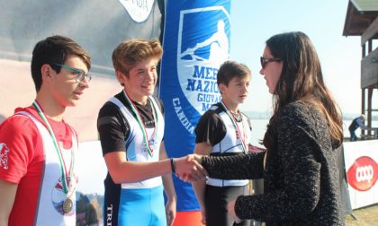 Otto medaglie per la Canottieri Tritium al Meeting nazionale giovanile