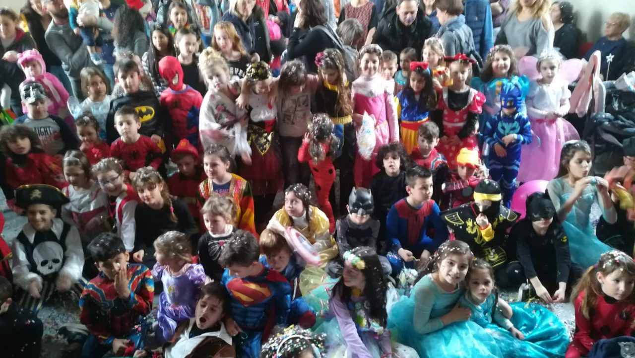 Grezzago in maschera per la sfilata di Carnevale