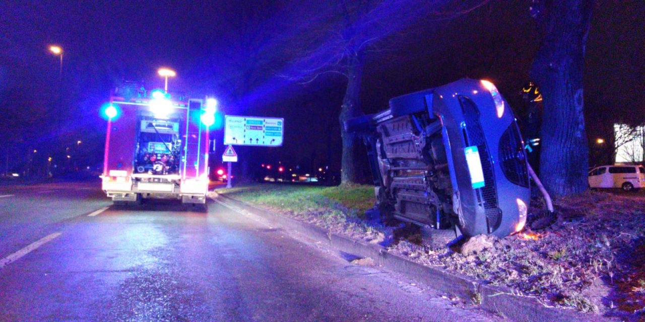 Si ribalta con l’auto e finisce contro un albero: ferita una 35enne
