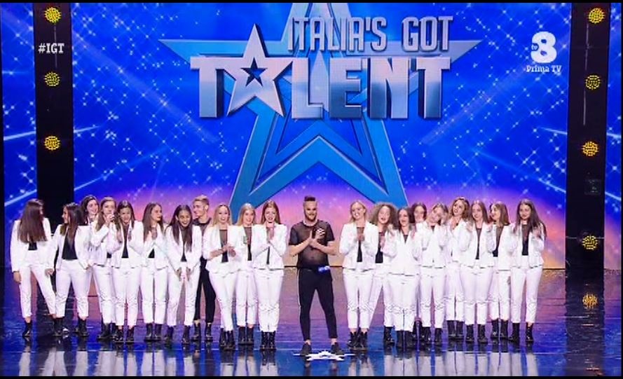 Scuola di ballo di Segrate a Italia’s got talent