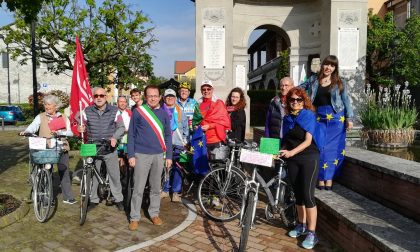 Festa della Liberazione sull'Adda fra bici, murales e cerimonie FOTO