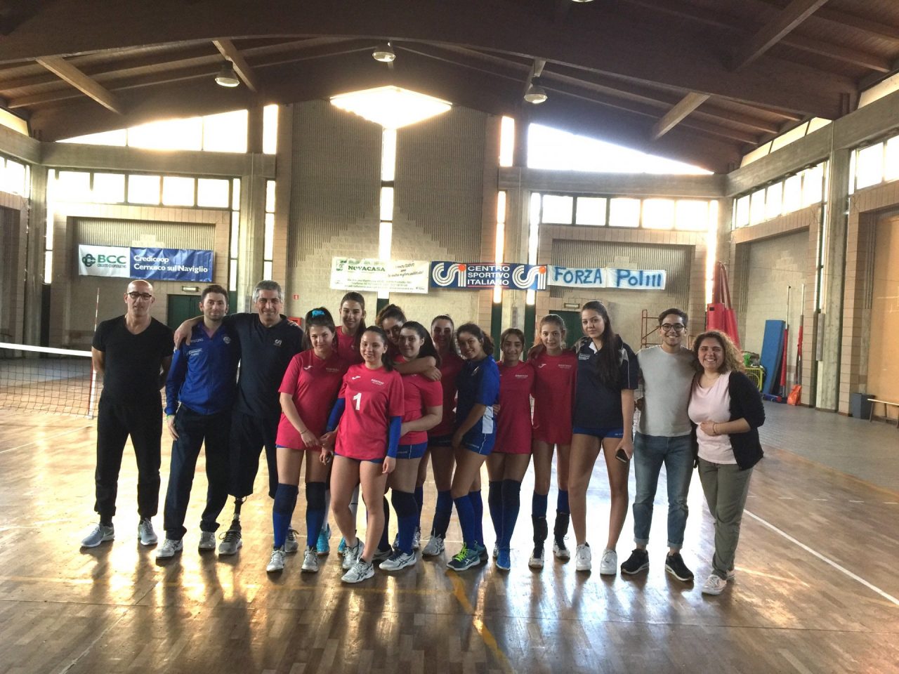 Polisportiva Maria Regina allenamento sitting volley