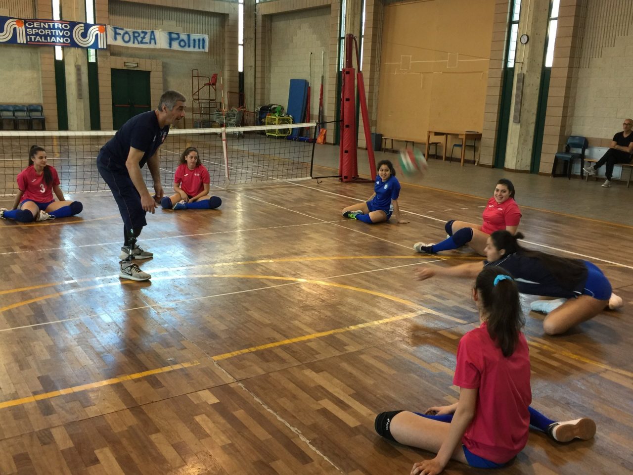 Polisportiva Maria Regina allenamento sitting volley