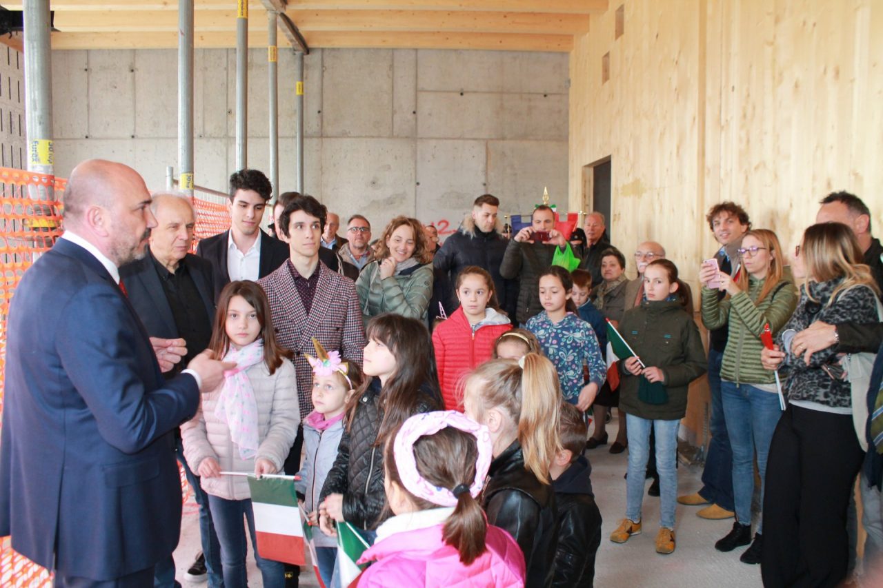 Sopralluogo al cantiere della nuova scuola intitolata  a Etty Hillesum