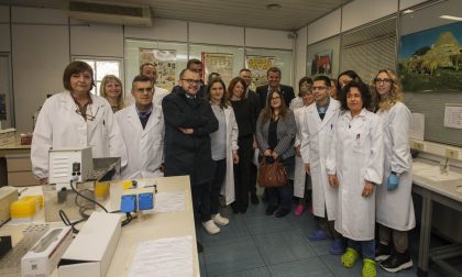 Il ministro Gian Marco Centinaio in visita all'Istituto Spallanzani di Rivolta
