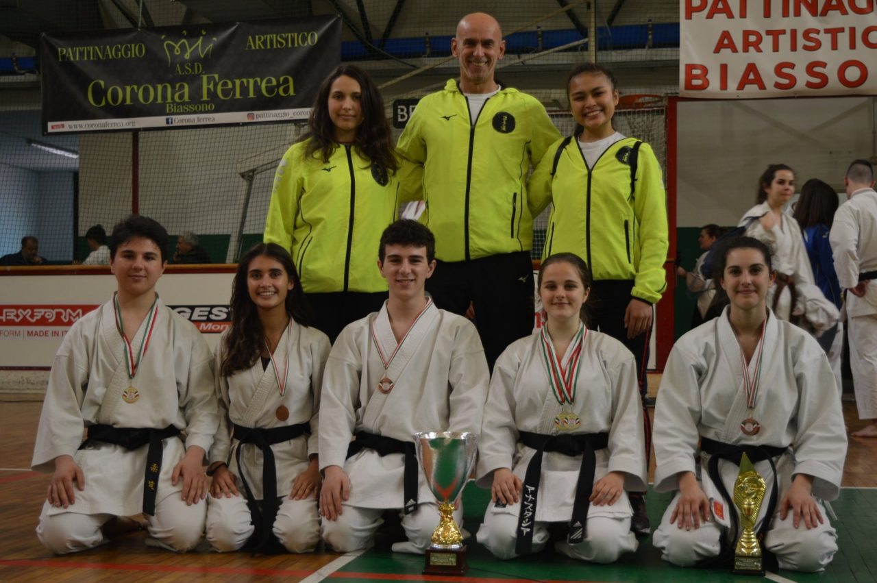 La Funakoshi di Cassano d’Adda è campione lombarda di karate