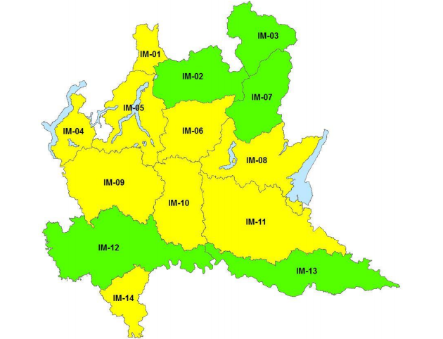 Maltempo, vento e temporali: codice giallo su tutte le province lombarde
