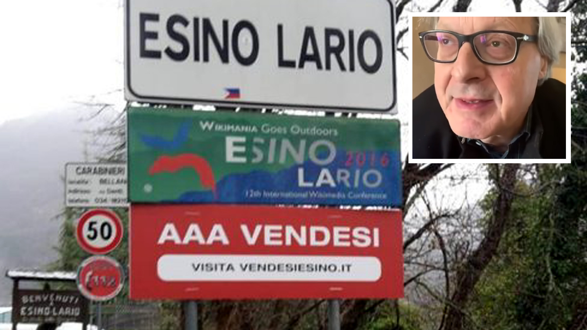 Paese in vendita, Sgarbi: “Io sto col sindaco di Esino” VIDEO