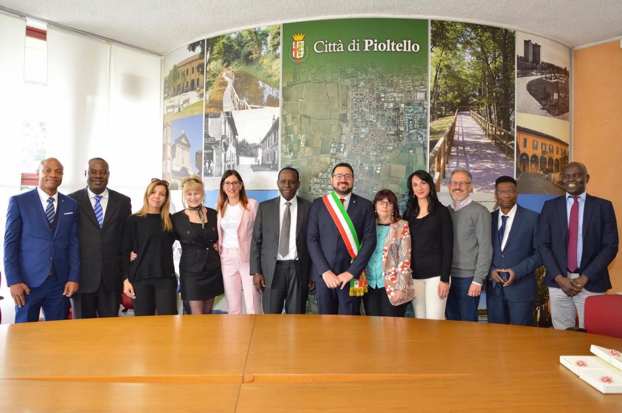 Delegazione ivoriana in visita a Pioltello