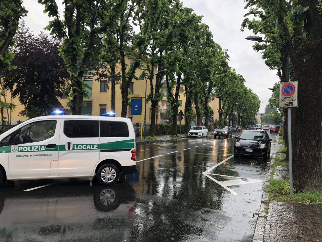 Ciclista investito a Gorgonzola: arriva l’elisoccorso