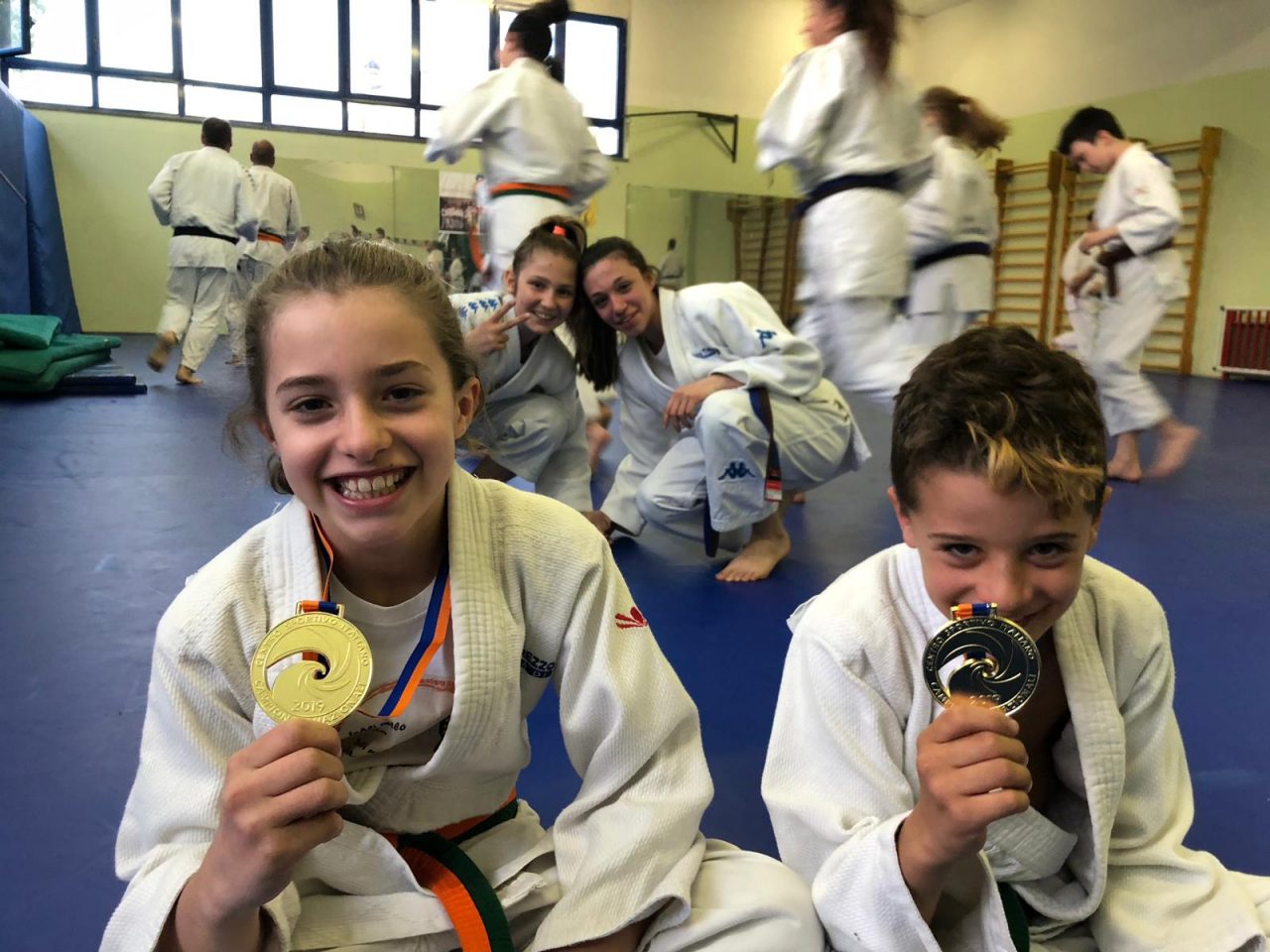 I fratelli Tavilla baby campioni d’Italia della Scuola di judo Trezzo