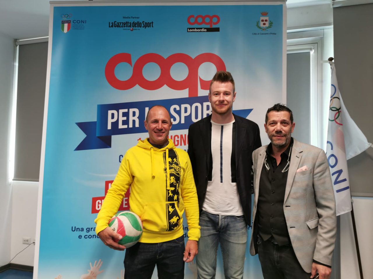 Cassano d’Adda grazie a Coop sarà per due giorni Città dello sport con Ivan Zaytzev FOTO