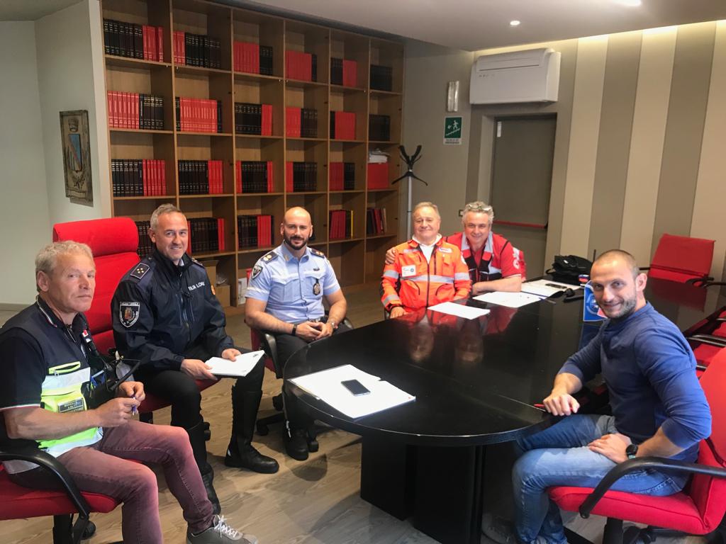 Campo di Protezione civile della Croce Rossa a Capriate