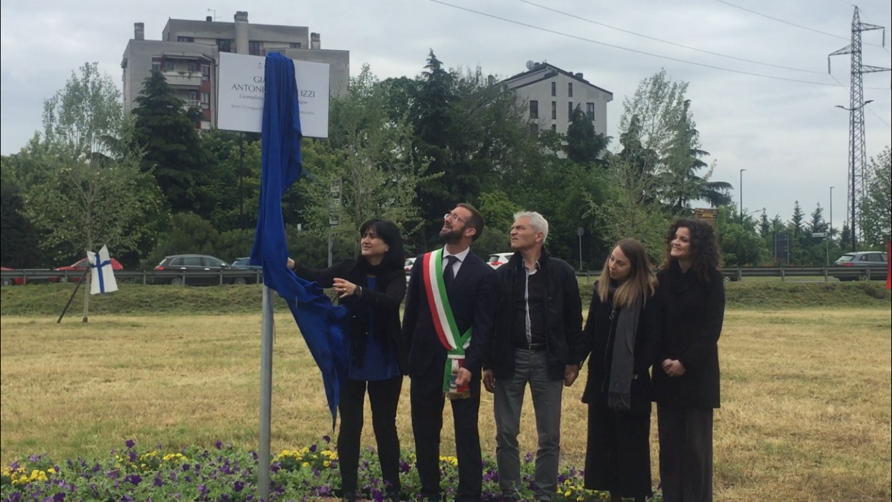 A Segrate un giardino intitolato ad Antonio Megalizzi VIDEO
