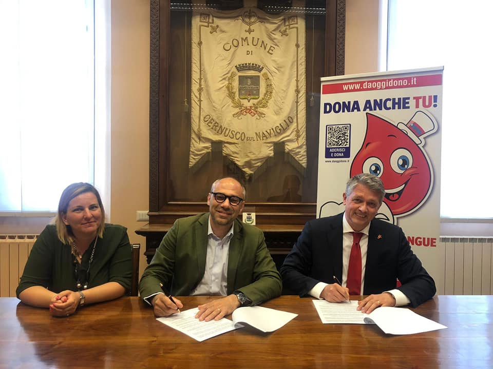 Giornata del donatore di sangue, nuovo protocollo tra Avis Cernusco e Comune